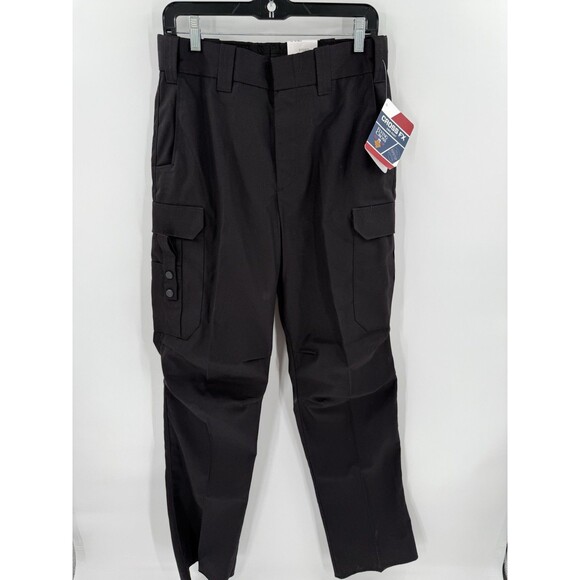 NEW TAGS Black EMS Flying Cross Pants Men's 32 Regular Ripstop Uniform Unhemmed - Picture 10 of 16